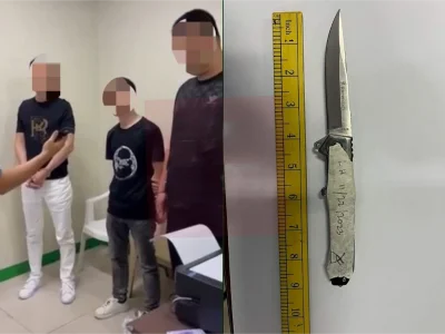 3名中国人在菲律宾KTV门前打架斗殴！当地人劝架无果后被捕！