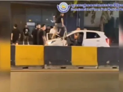 金边BKK区发生暴力事件，8名中国人被捕