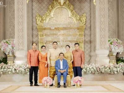 又一场豪门婚礼！地产大亨之子大婚，洪玛耐首相、洪森等高官出席祝贺