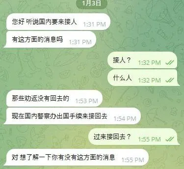 网友投稿：听说国内要来接人，那些劝返没有回去的