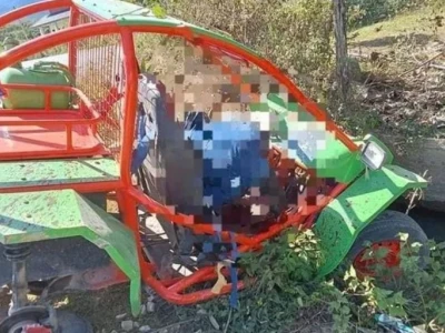 悲剧！ 一韩国游客万荣驾驶卡丁车遇车祸，不幸身亡