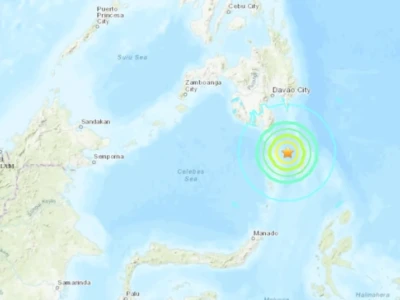 菲律宾南方外海规模6.7地震 未引发海啸警报