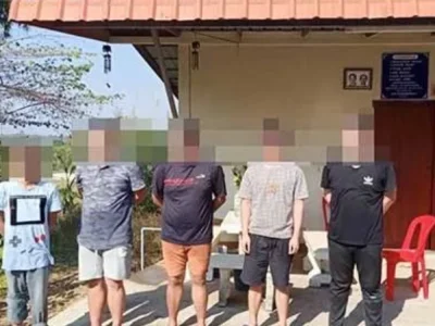 趁湄公河水位下降，疑1中国猪仔和4大马猪仔逃泰获救！