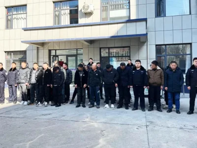 陕西神木警方捣毁一赌博窝点，抓获38名涉赌人员