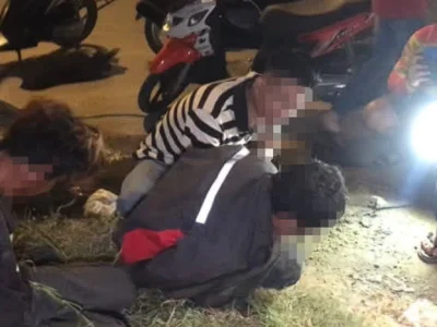 金边警方巡逻遇歹徒连开3枪，3名嫌疑犯被捕！