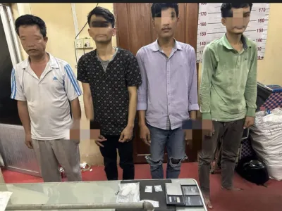 金边4名男子涉毒被捕！