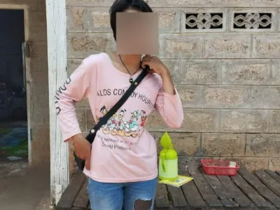 “要是男的就打了！”缅甸东枝市一名女贼拿扳手撬锁被逮个正着