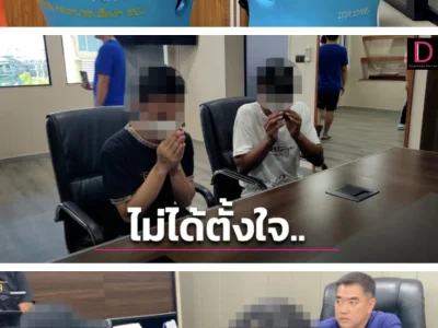 泰国北榄府有2名女生报警称，在泼水节活动有人以“抹粉”为由袭胸！