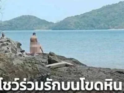 泰国普吉岛钓鱼佬爆料：欧美情侣竟在海边岩石上激情缠绵！