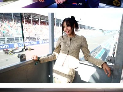 泰国女艺人Lisa担任F1迈阿密站挥旗嘉宾