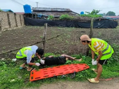 缅北腊戌一男子死在酒吧前，身上毫无伤痕，死因成谜