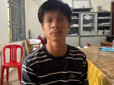 女按摩师收2万瑞尔不服务，金边两男子砸车窗泄愤