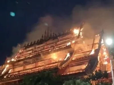 泰北深山名寺——孔雀王寺险毁于大火