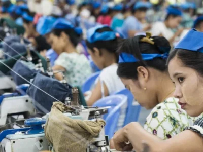 缅甸在东盟国家中女性劳动力比例最低