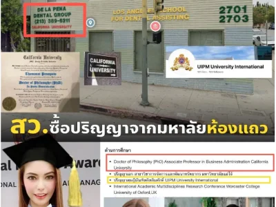 泰国美女博士当选上议员 被曝学历造假 买的野鸡大学学位