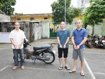 3中国男子在越南夜间行动专偷公司被捕