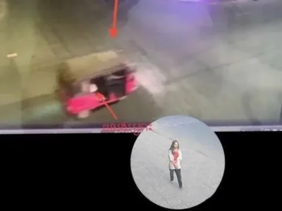 嘟嘟车司机欲抢劫，外国女乘客惊慌跳车逃生