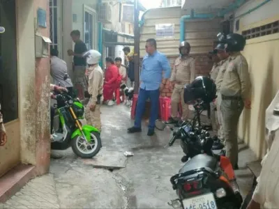 金边警方突袭非法彩票场所！