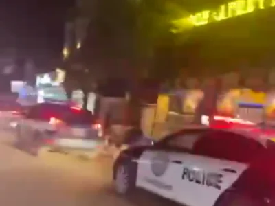 群友投稿：柬波贝街上到处都是警察还有军人巡逻