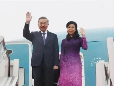 越南国家主席苏林抵达广州！中国为他就任后出访的首个国家