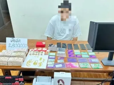 日入10万！泰国警方逮捕一涉嫌非法在线赌博男！