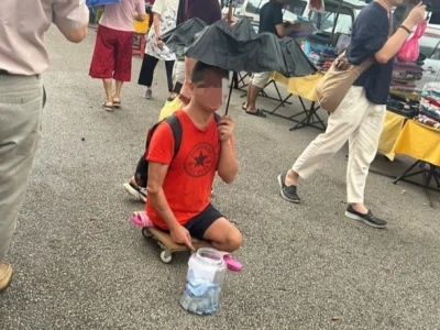 马媒：大马侦破一个残疾人乞讨集团，4名中国人被捕