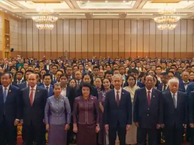 【组图】驻柬使馆举办国庆75周年招待会