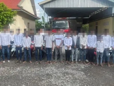 柬埔寨20多名不良少年被捕！
