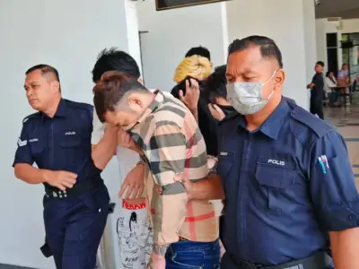 2名中国籍男女在印尼被捕 承认线上诈骗，法院只判决各罚6000令吉