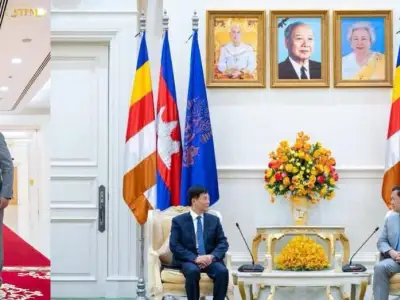 洪玛耐会见中国公安部长助理