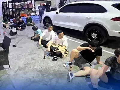 曼谷警方突袭一赌博窝点，大量外籍人员落网！