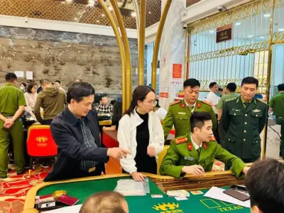 越南老街：2中国人经营的涉赌“俱乐部”被查，69名中国人落网，警方扣留钱款近7200亿盾