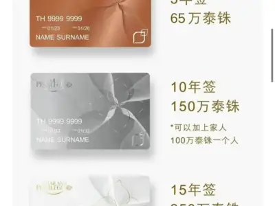 泰国推出全球精英签证