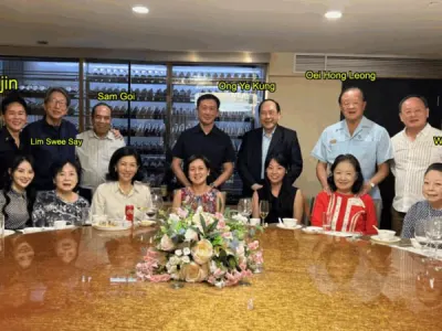 新加坡多名部长与洗钱案“福建帮”大佬聚餐合影曝光