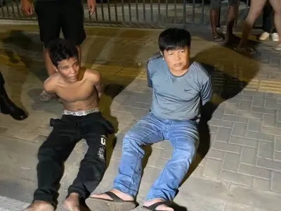 金边一中资公司频繁被盗，2名窃贼被捕