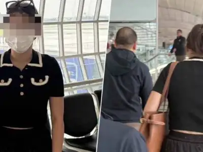 账户流水超1000万铢，泰女涉网赌洗钱案，在飞往中国香港前被捕