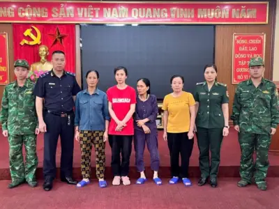 4名越南女走私30万人民币被抓