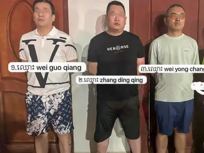3名中国男子在西港盗窃车牌被抓