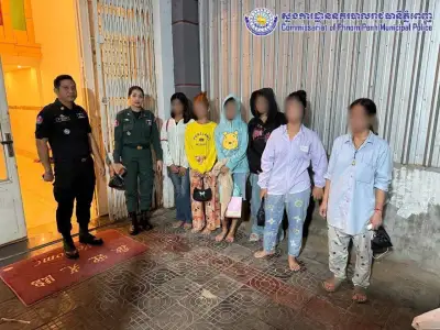 金边警方突查按摩院，解救5名未成年受害者，老板被捕