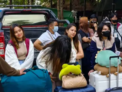 泰缅边境妙瓦底镇继续救援从事网络诈骗的人员