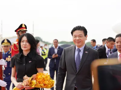 新加坡总理对柬埔寨进行正式访问！
