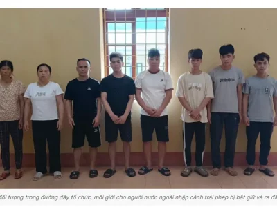 分工合作协助多名中国人偷渡，越南8人被捕