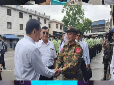 中缅两国警方在木姐地区举行第三轮打击网络诈骗协调会谈！