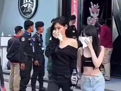 金边突查涉D夜店大批美女被带走