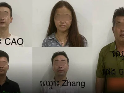 中国男子遭非法拘禁，金边警方抓获5名嫌犯