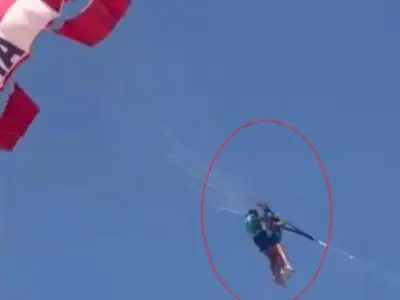 突尼斯滑翔伞操作员空中侵犯女游客，女子崩溃大哭称“很脏而且很害怕”