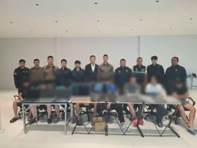 芭堤雅大追缉！8名中韩籍电诈嫌犯落网！