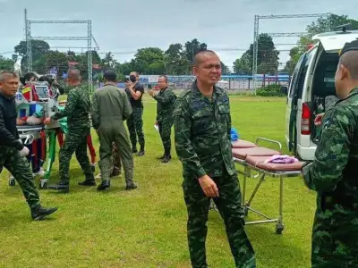 3名泰国士兵在泰柬边境巡逻时触雷受伤！