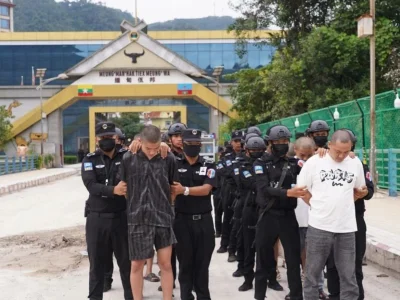 佤邦向中方移交24名涉诈人员