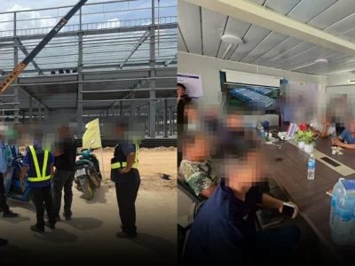 泰国工地大检查！58名外籍工被捕，含14名在泰非法打工的中国人！